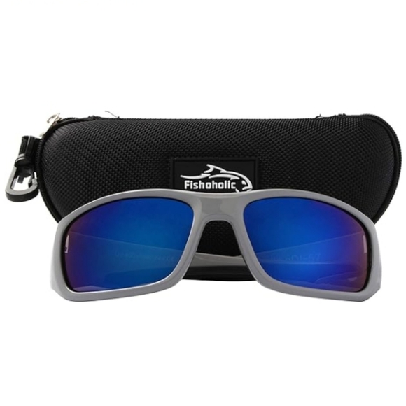 Pro Series Polarized Fishing Sunglasses Rubber Accents UV400 Protection Gray - Picture 7 of 7